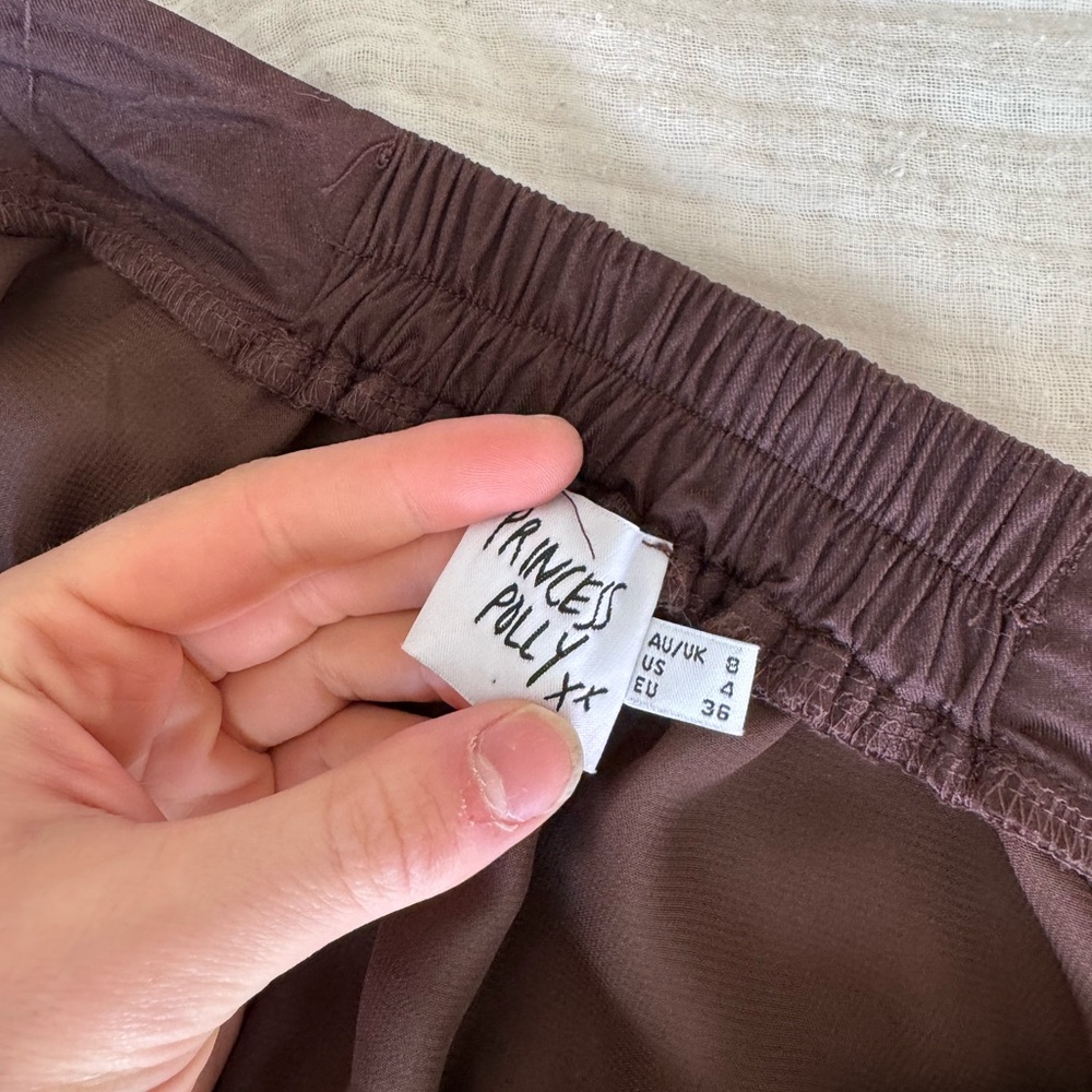 Princess Polly Brown Skirt